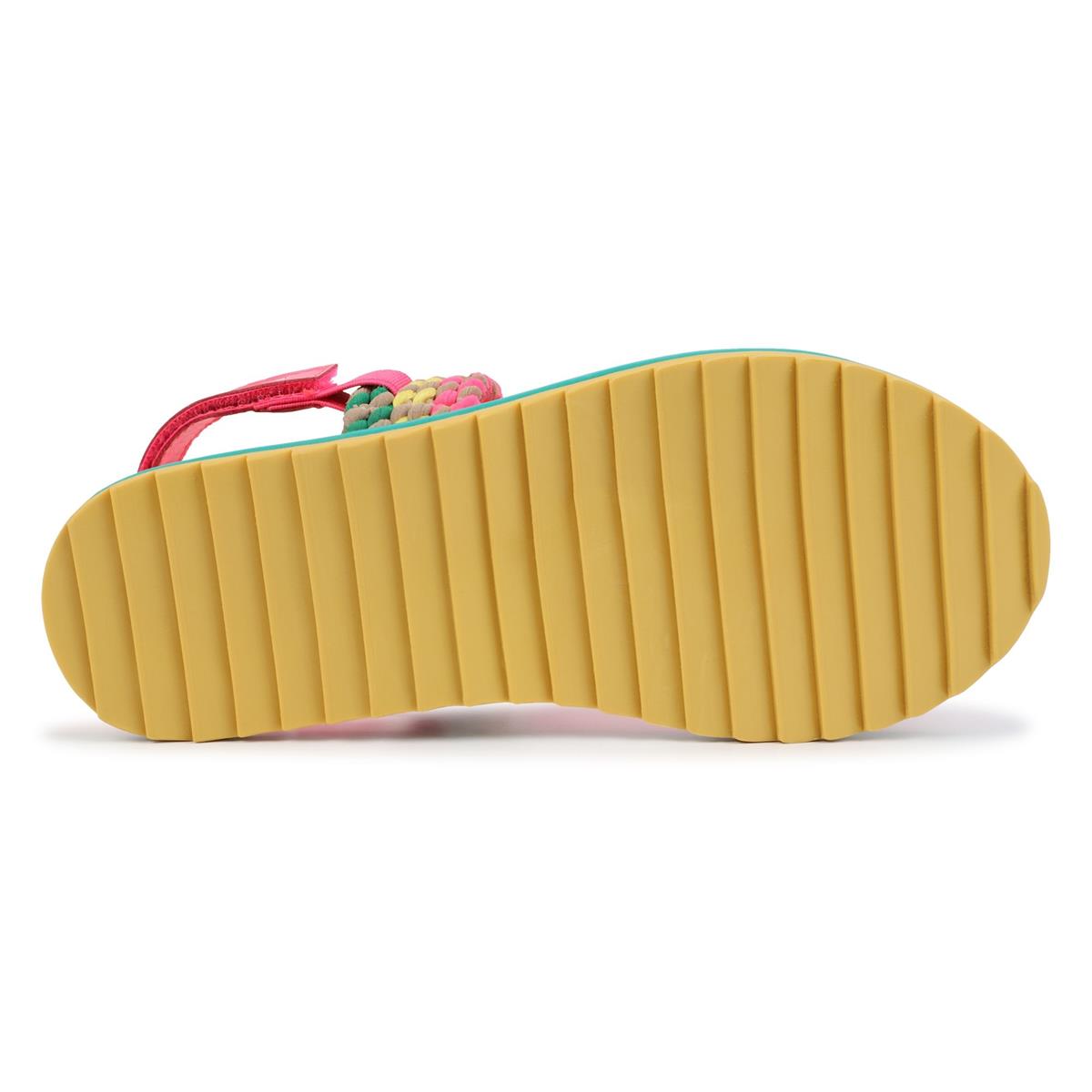 Girls Multicolor Woven Sandals