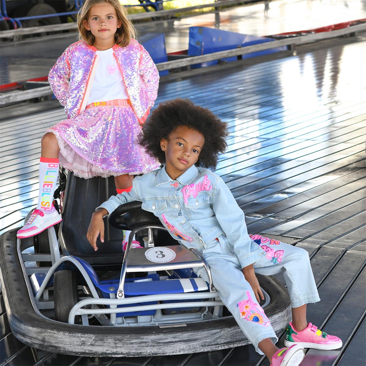 Girls Pink Glitter Shoes