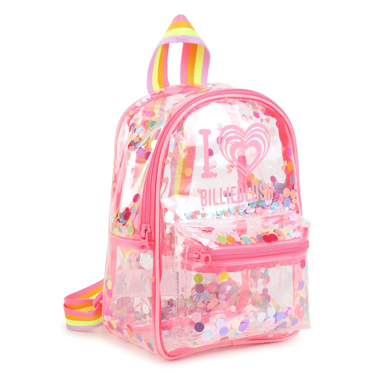 Girls Pink Backpack(27x18x10cm)