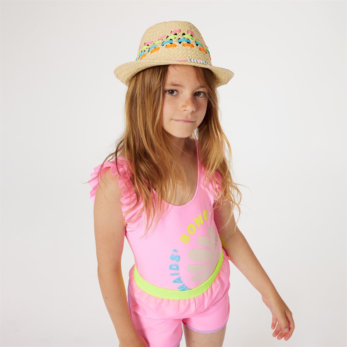 Girls Beige Sun Hat
