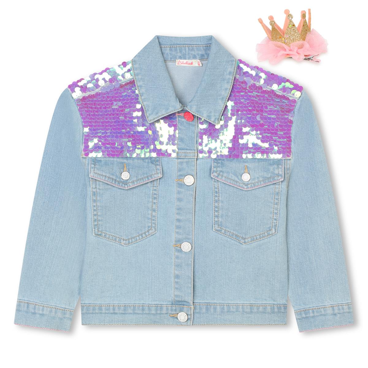 Girls Blue Denim Coat