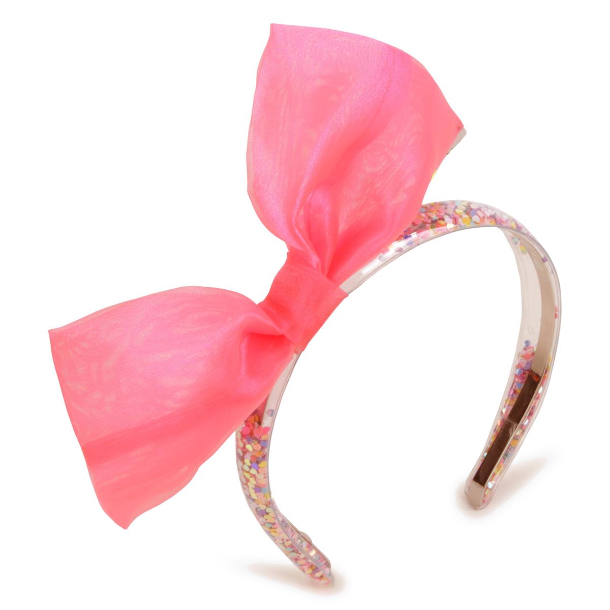 Girls Pink Bow Headband