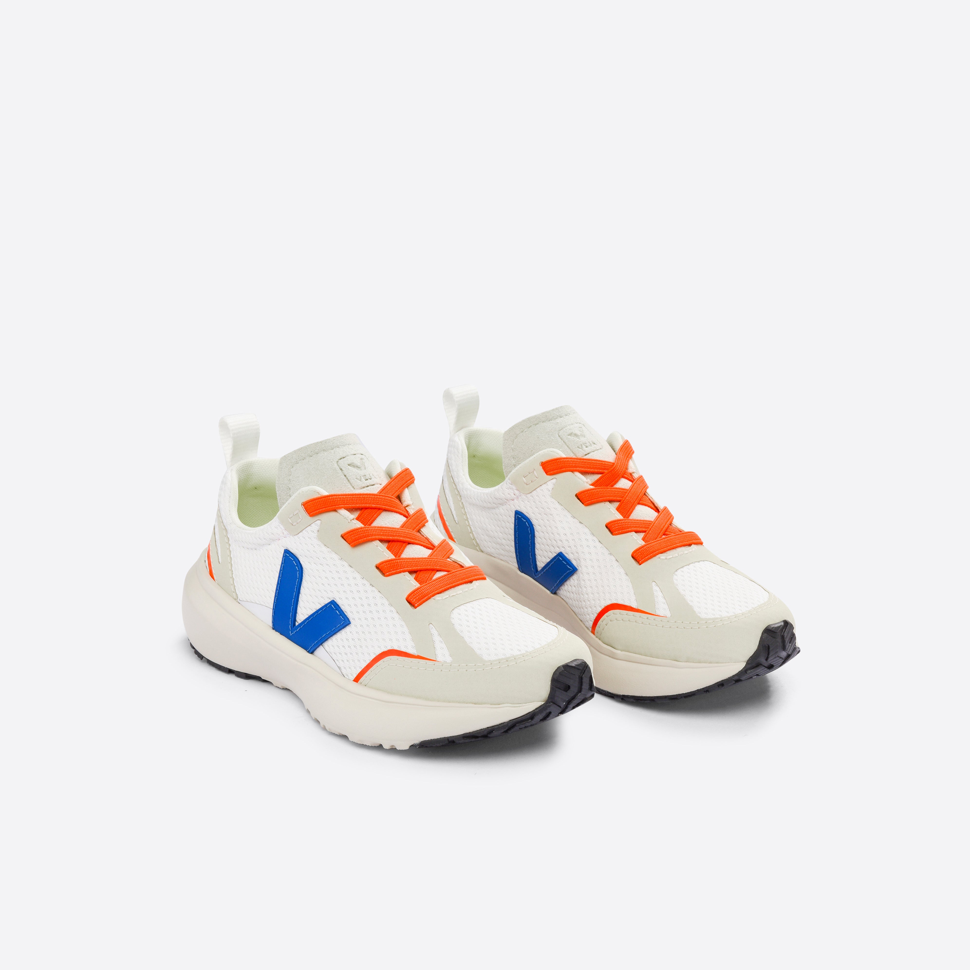 Boys & Girls White "CANARY ALVEOMESH" Shoes