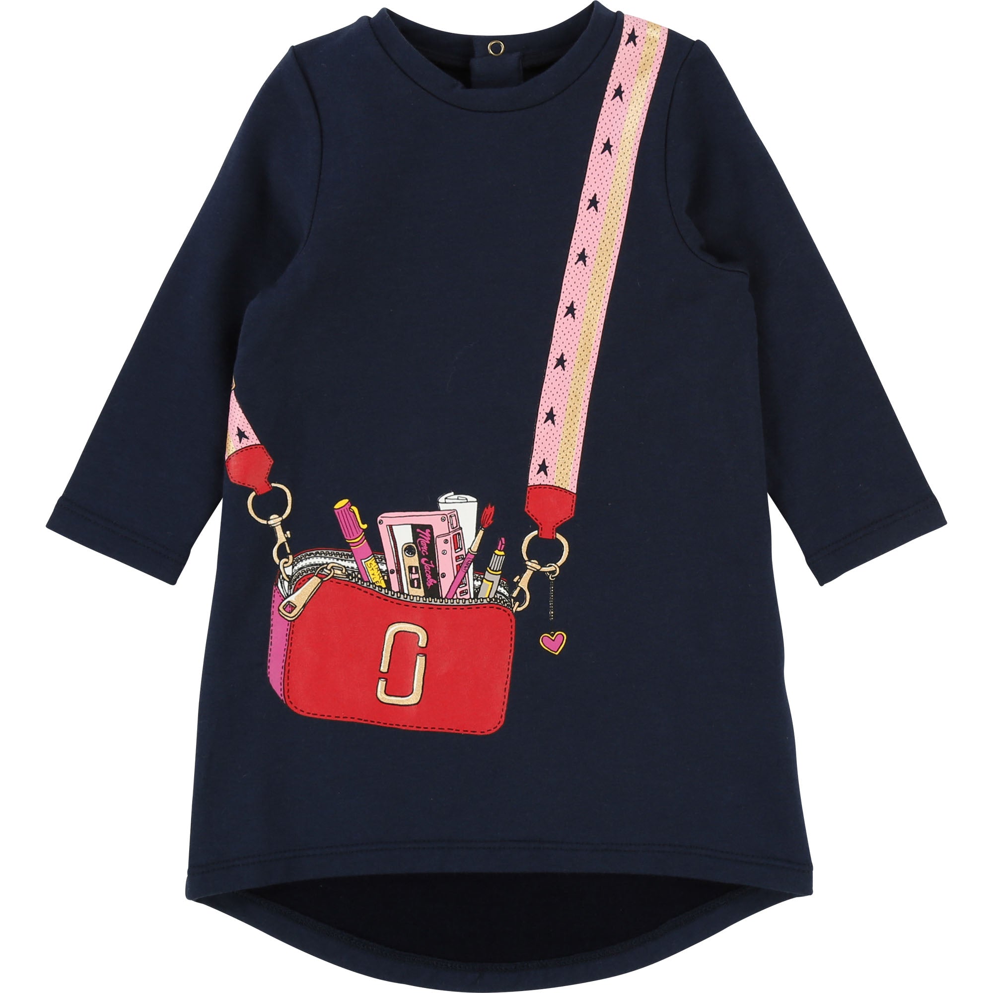 Baby Girls Dark Indigo Cotton Dress