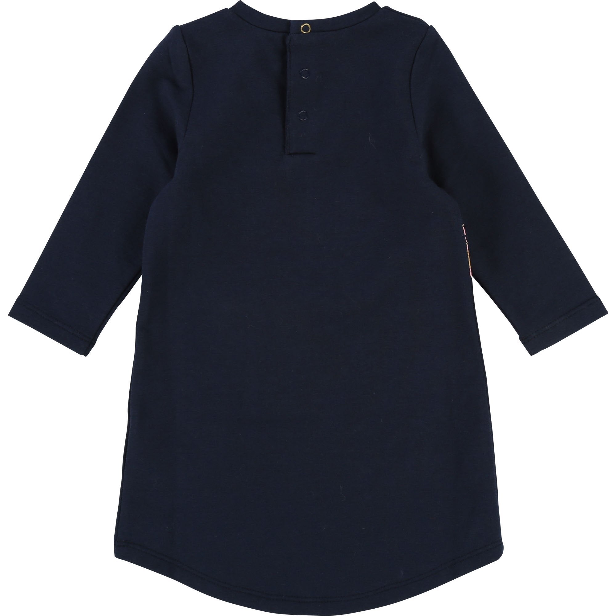 Baby Girls Dark Indigo Cotton Dress