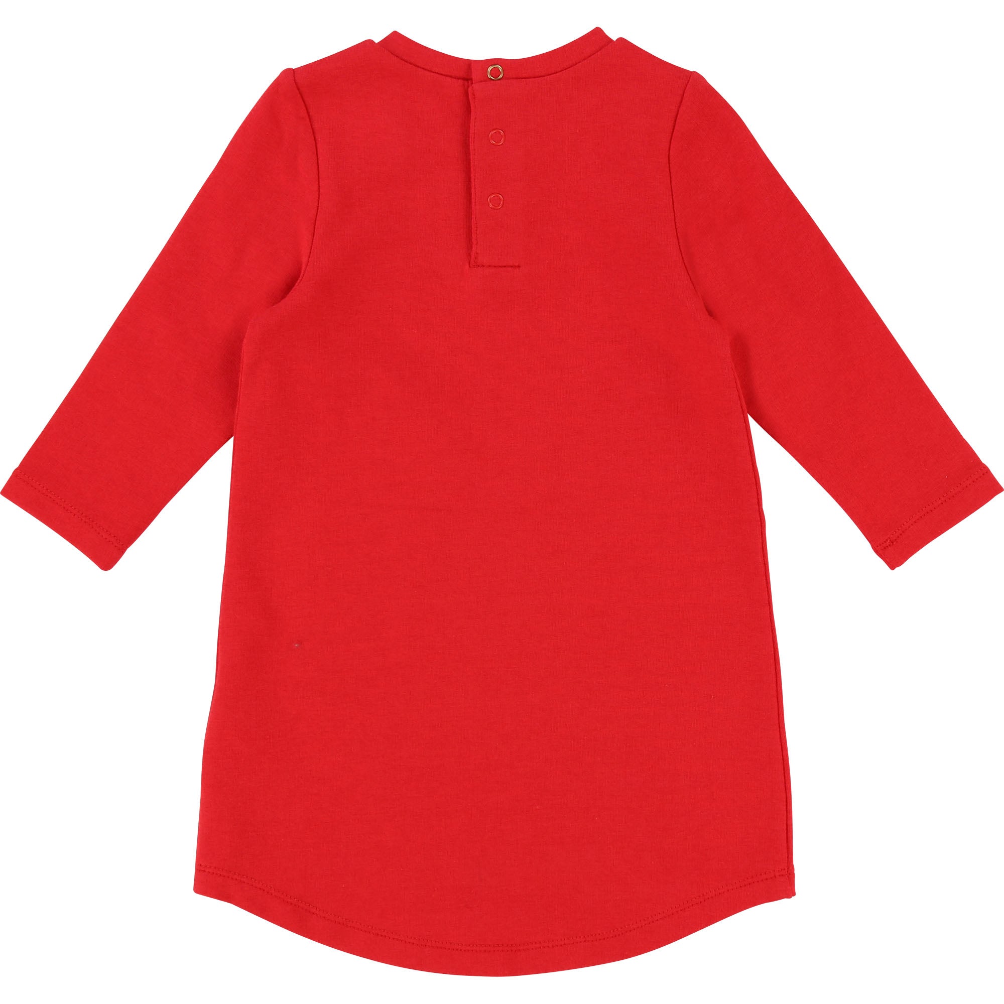 Baby Girls Pop Red Cotton Dress