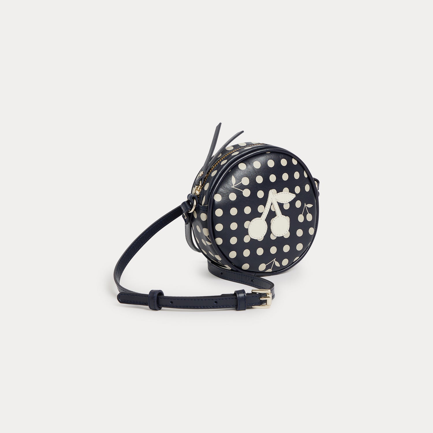 Girls Navy Logo Shoulder Bag
