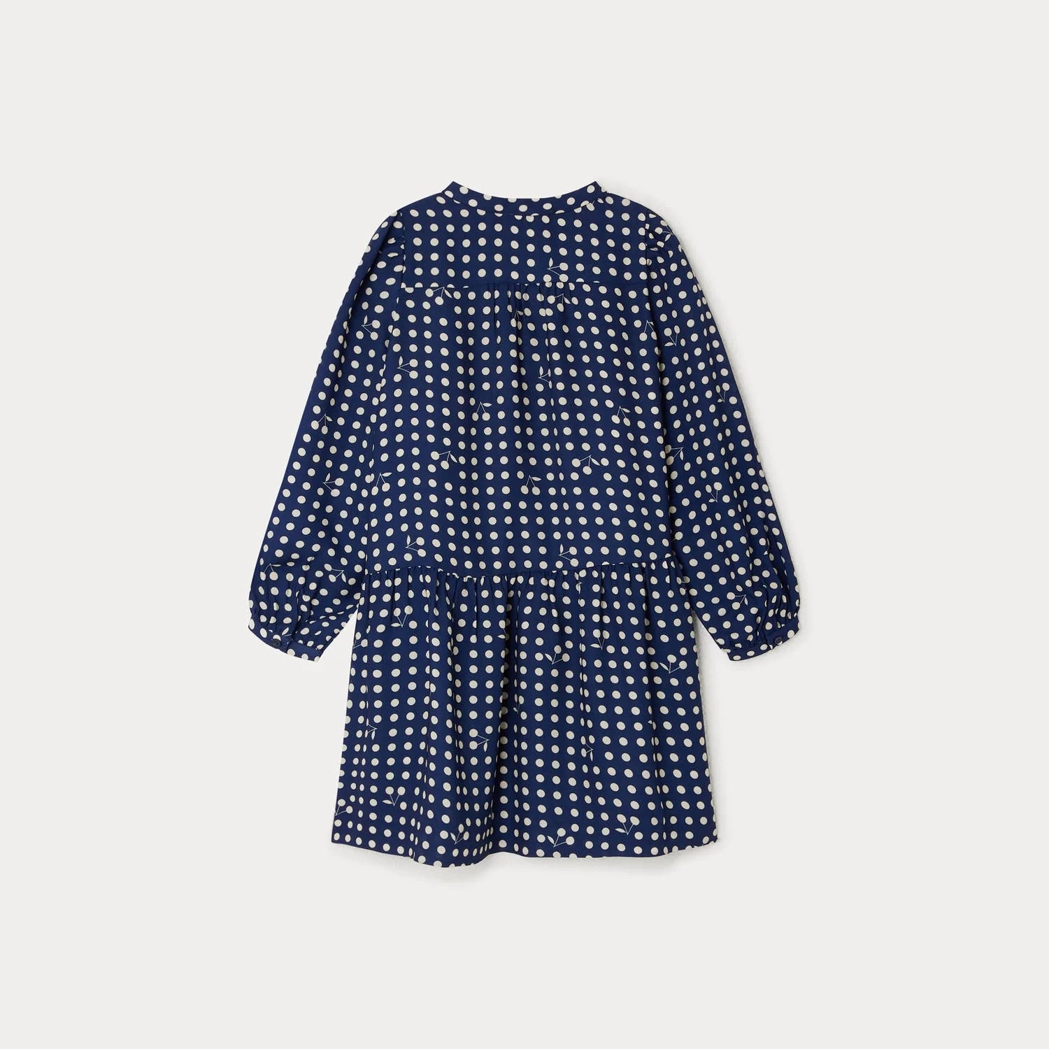 Girls Blue Dots Dress