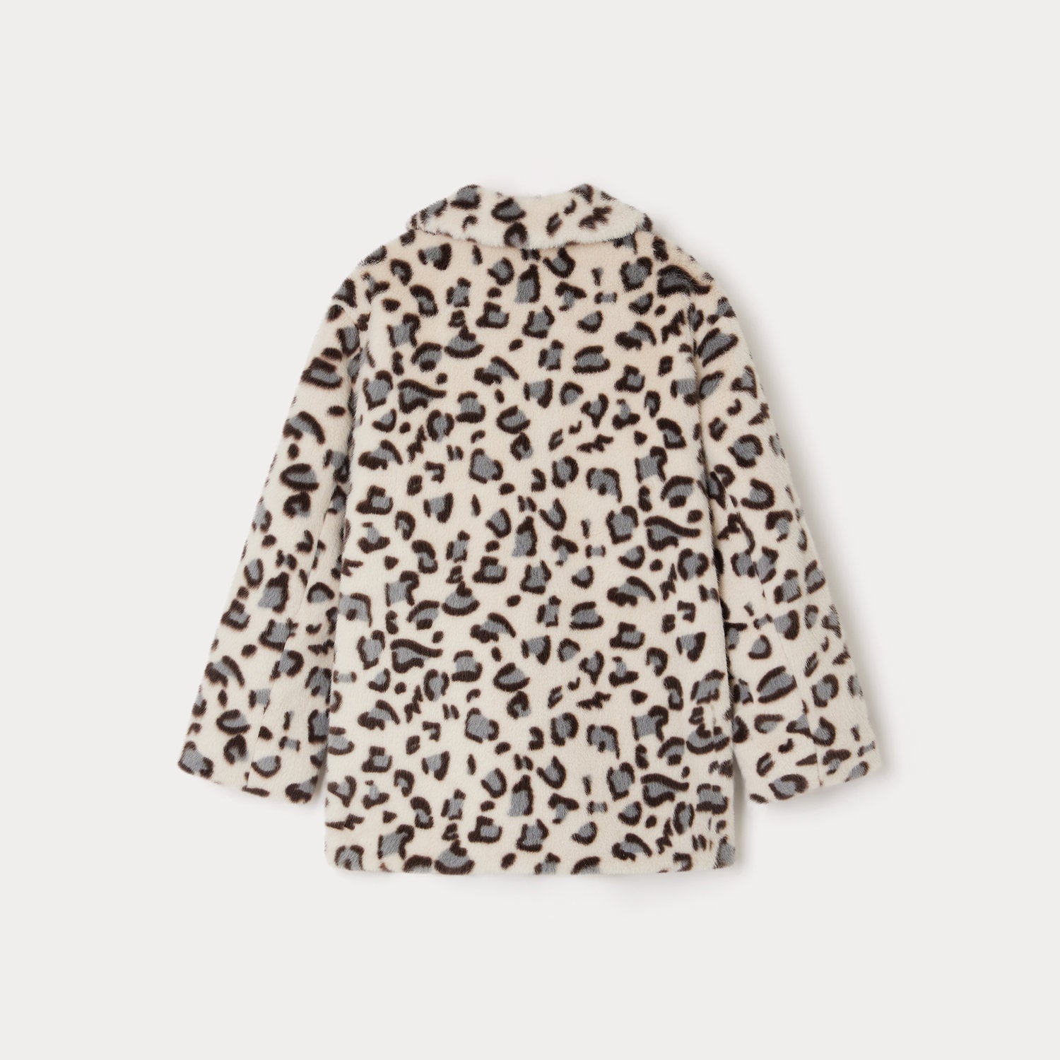 Girls Leopard Print Coat