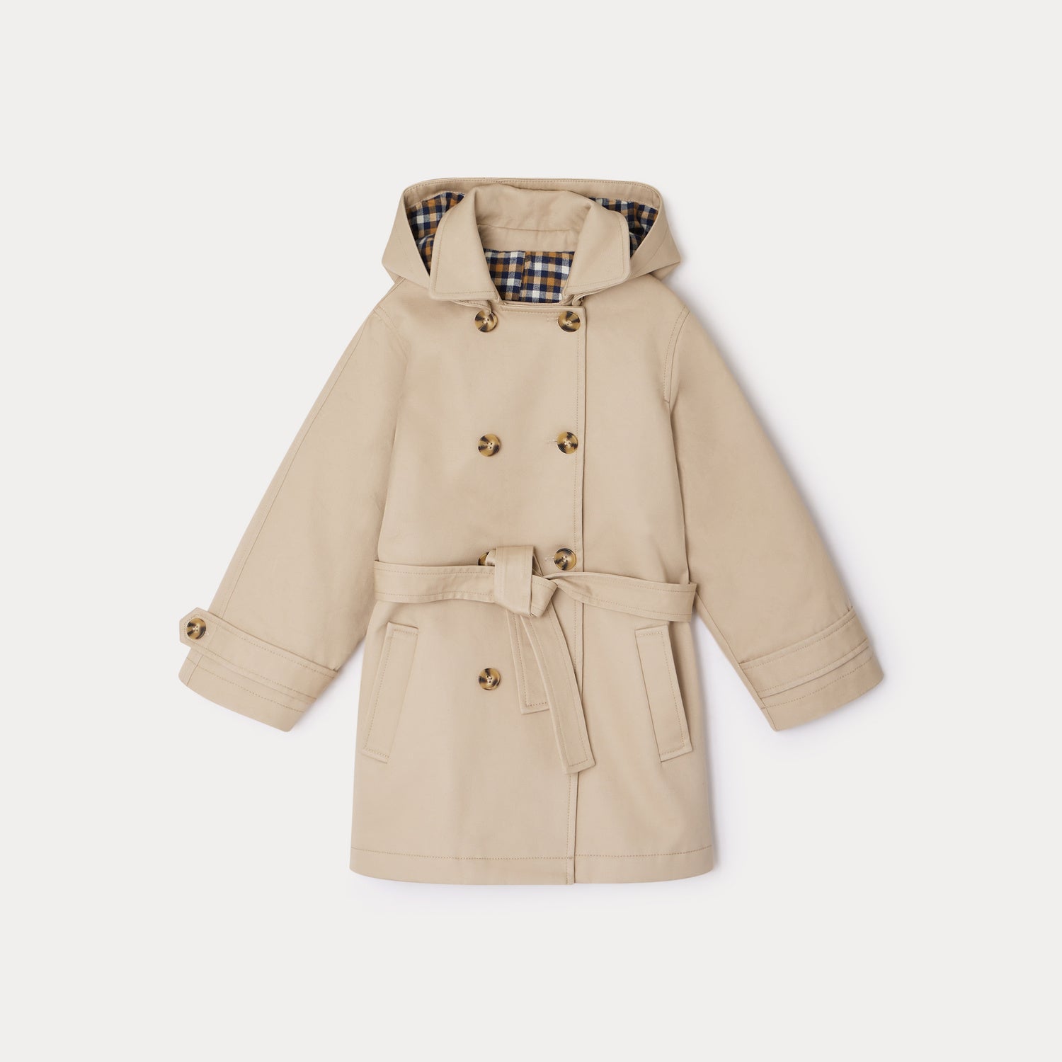 Girls Beige Coat