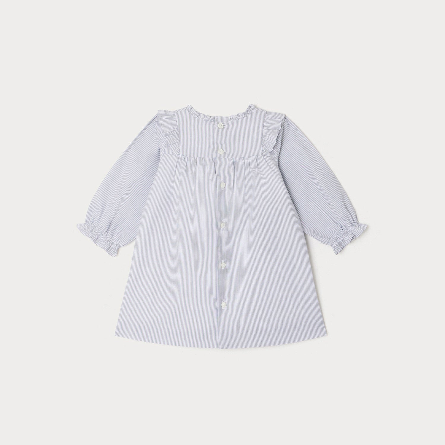 Baby Girls Blue Stripes Dress