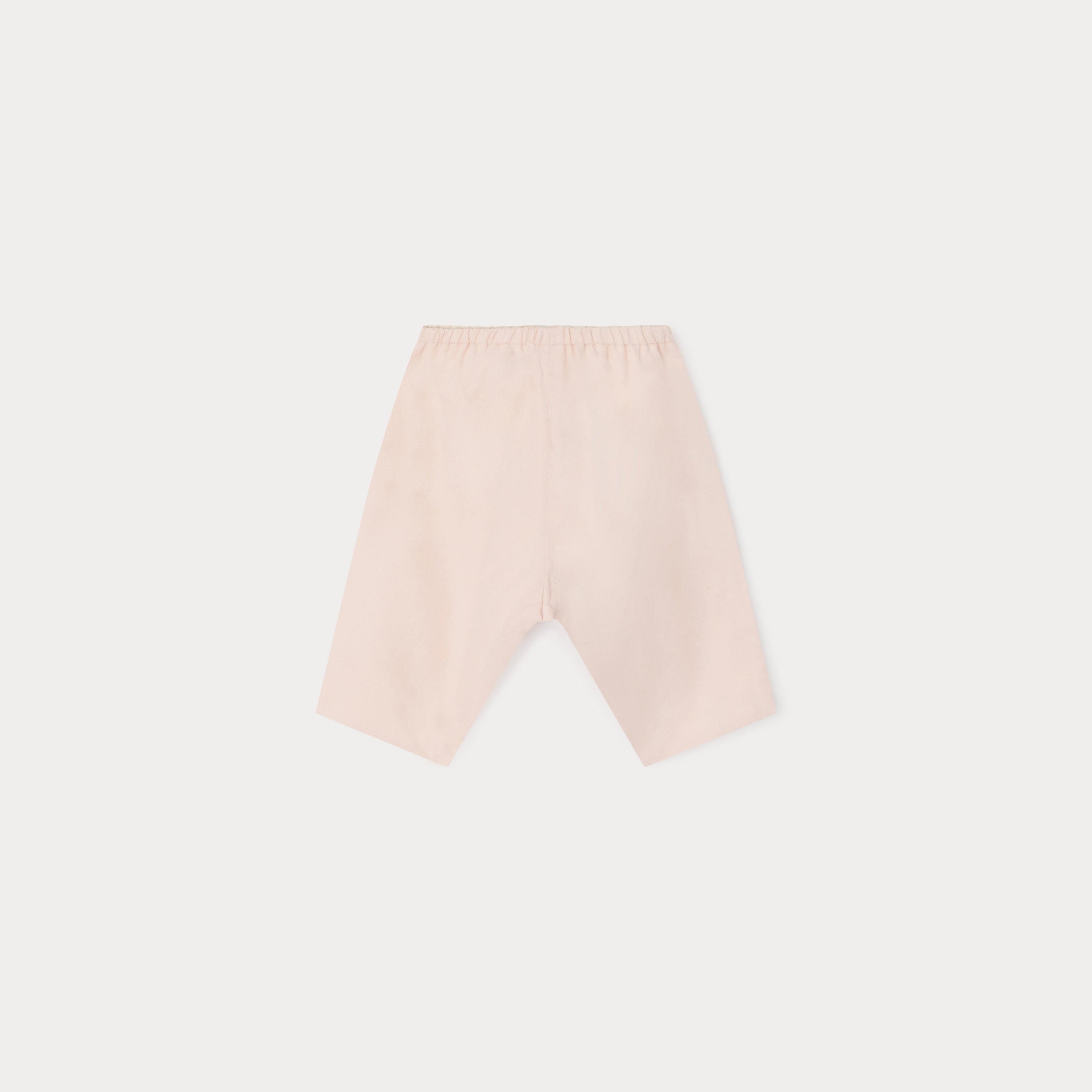Baby Girls Pink Cotton Trousers
