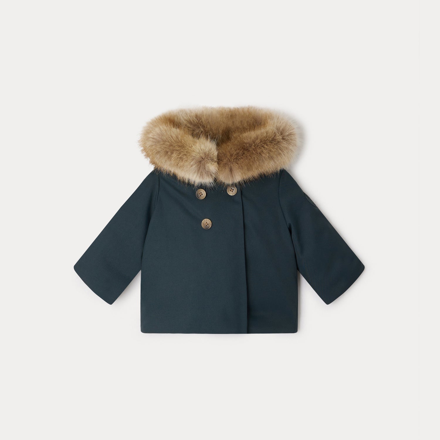 Baby Boys & Girls Dark Green Padded Jacket