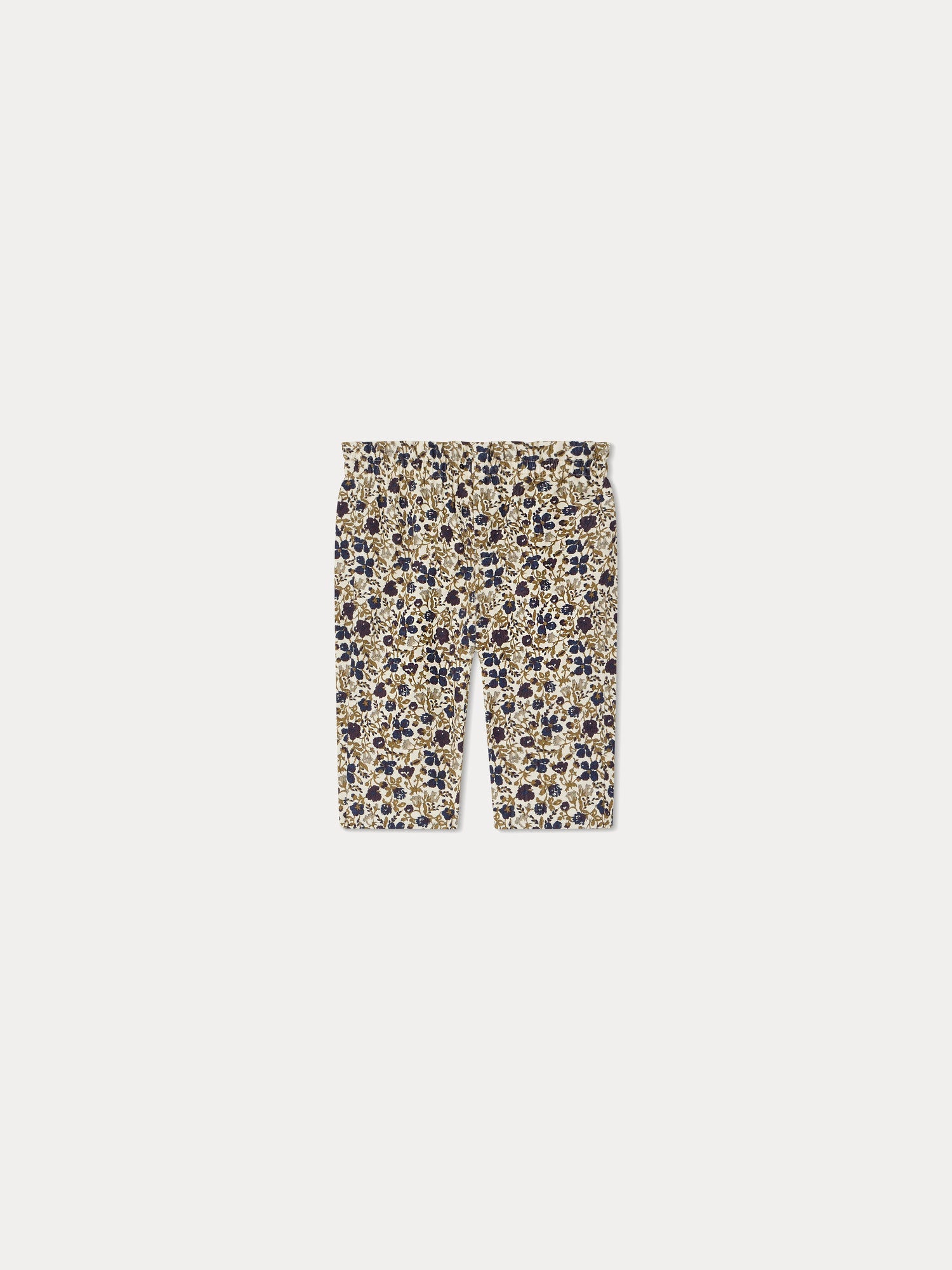 Baby Girls Beige Floral Trousers
