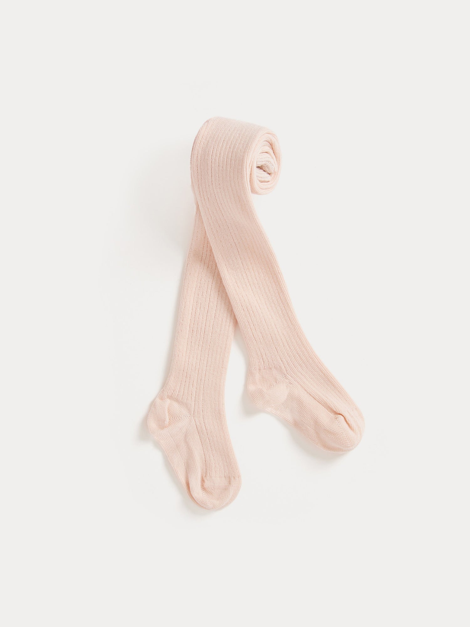 Baby Girls Pink Cotton Tights