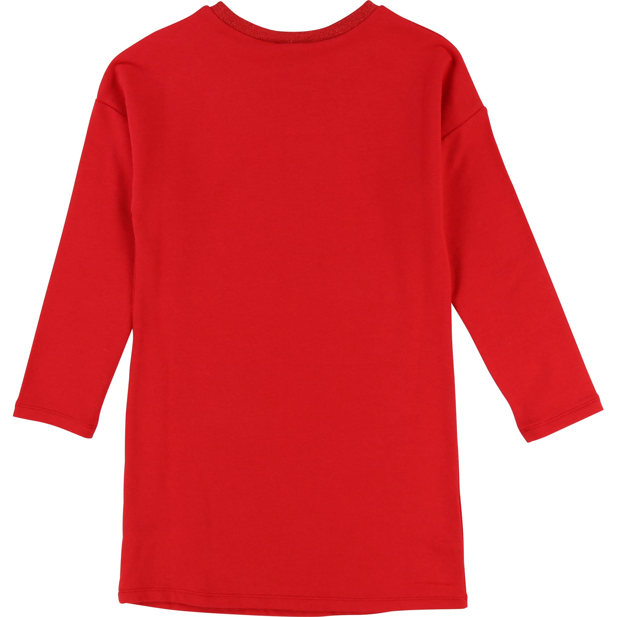 Girls Pop Red Cotton Dress