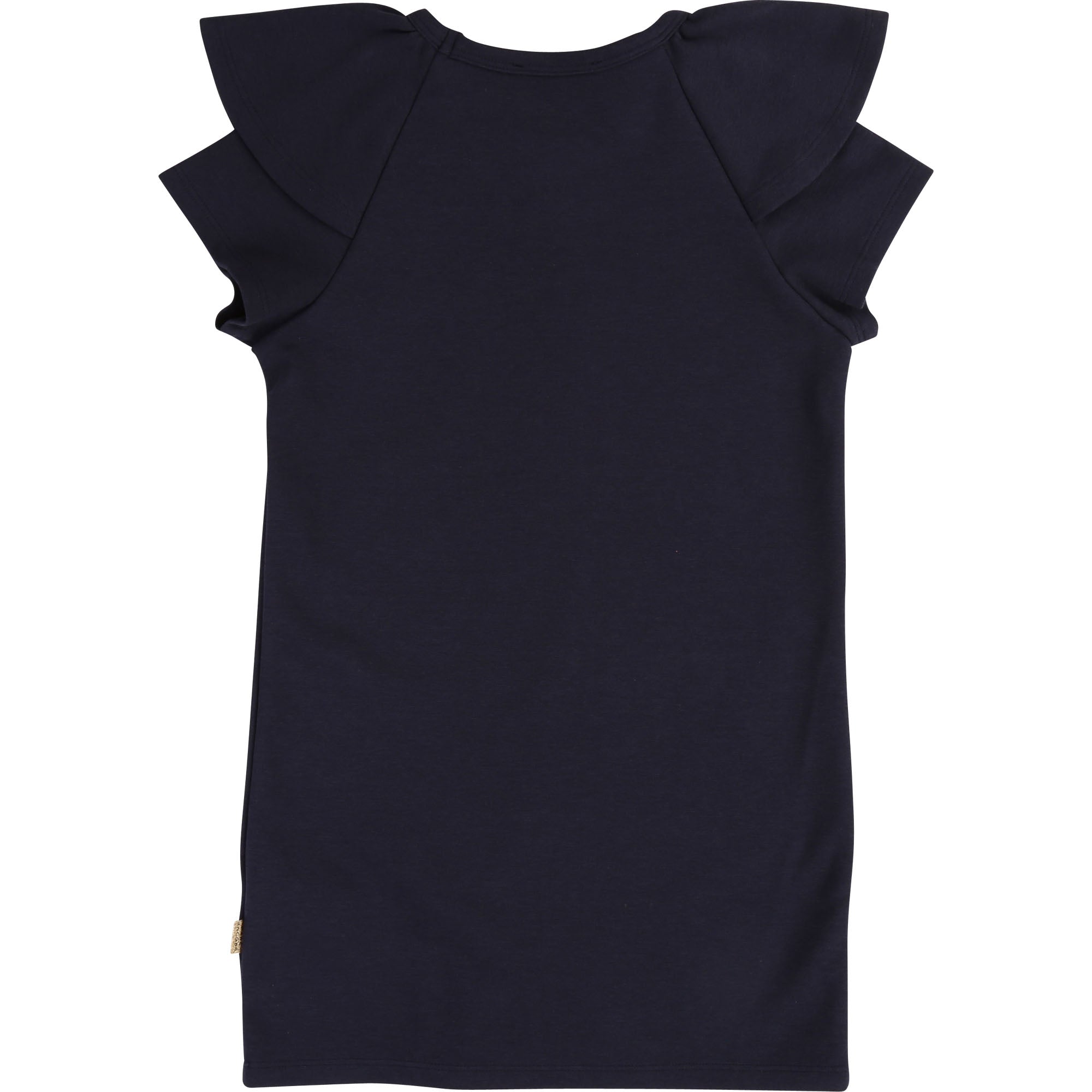 Girls Blue Pattern Dress