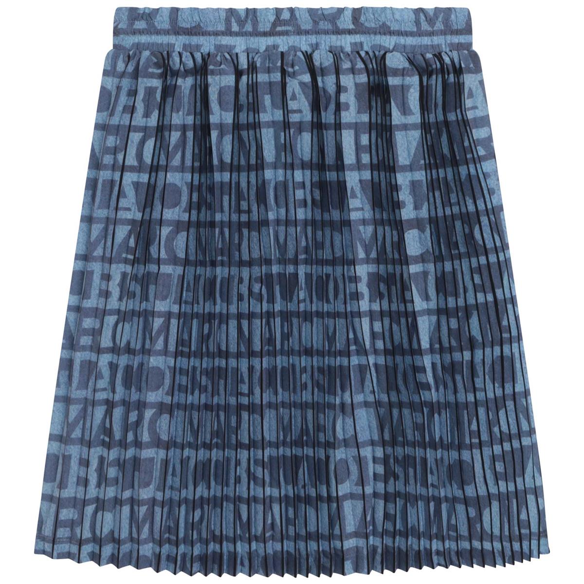 Girls Blue Pleated Skirt