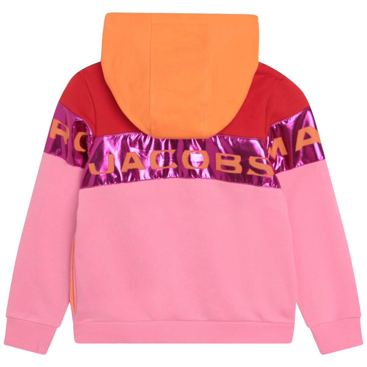 Girls Pink Zip-Up Top