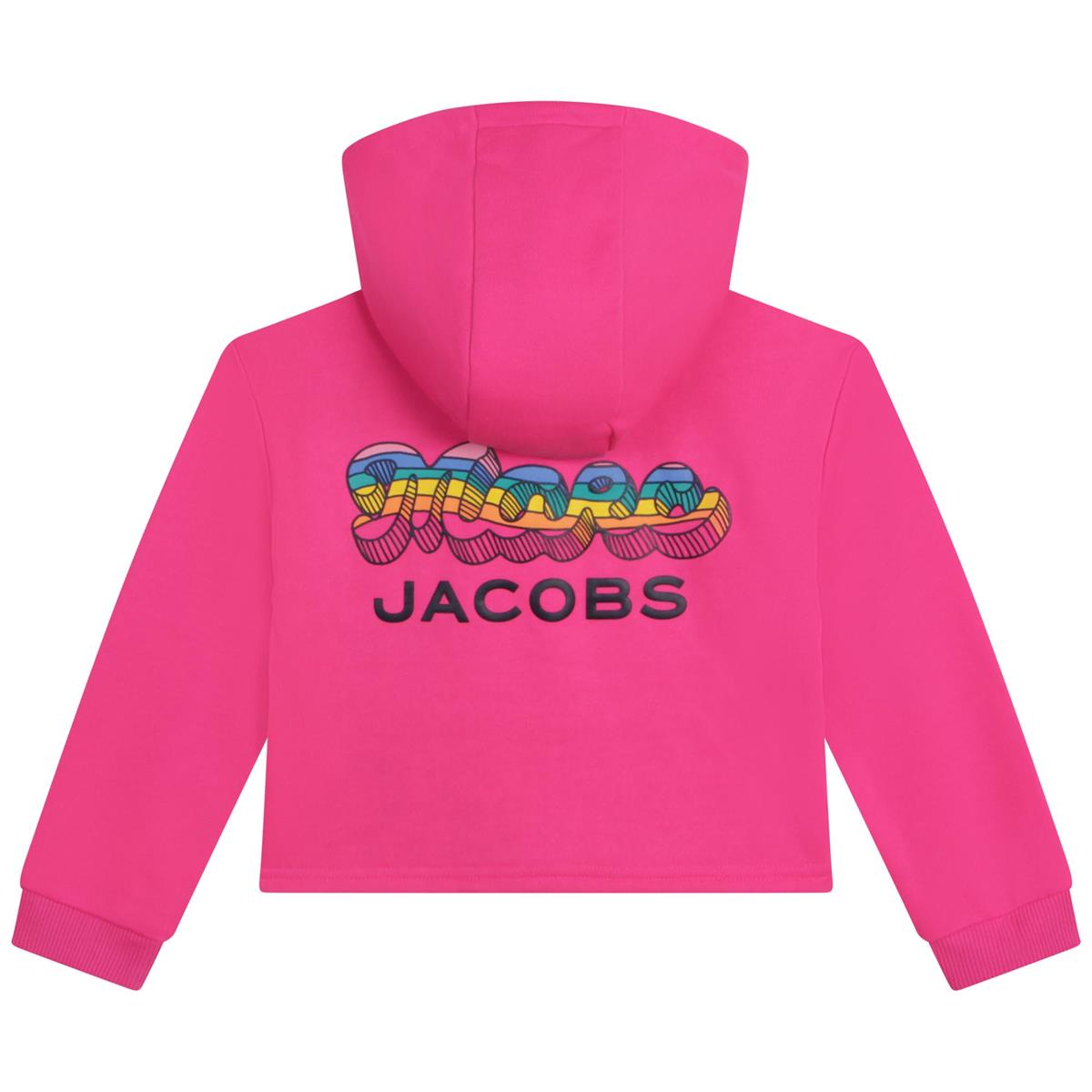Girls Pink Zip-Up Top