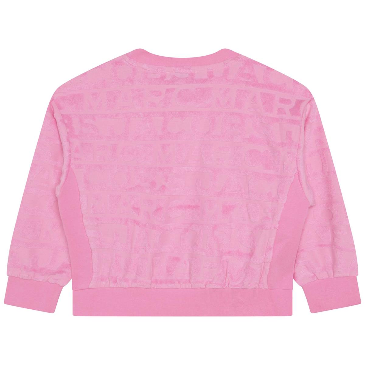 Girls Pink Logo Sweatshirt