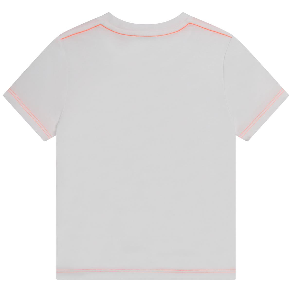 Girls White Logo T-Shirt