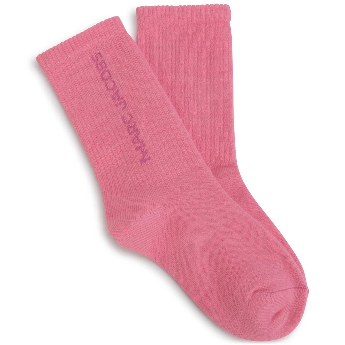 Girls Pink Logo Socks