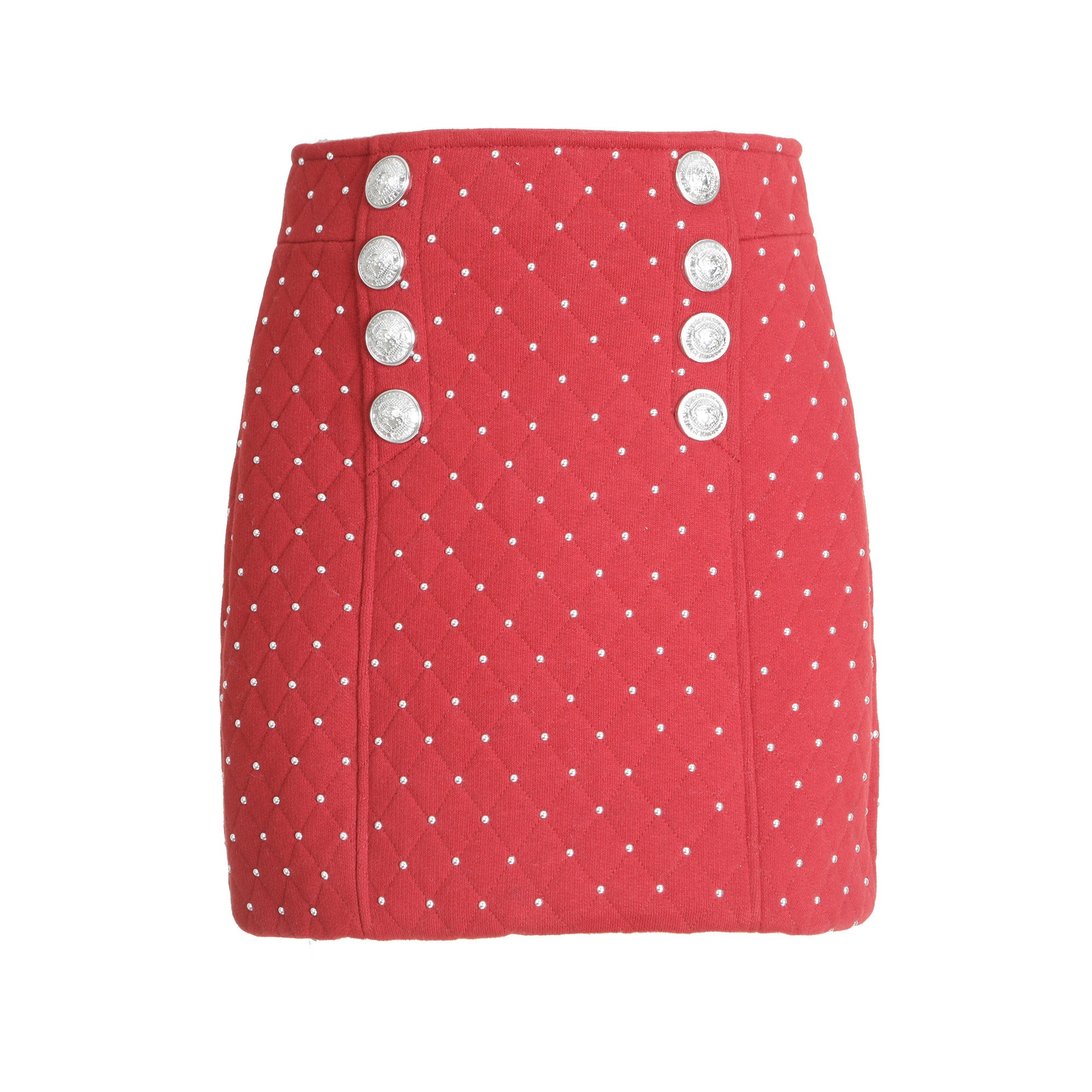 Girls Red Cotton Skirt