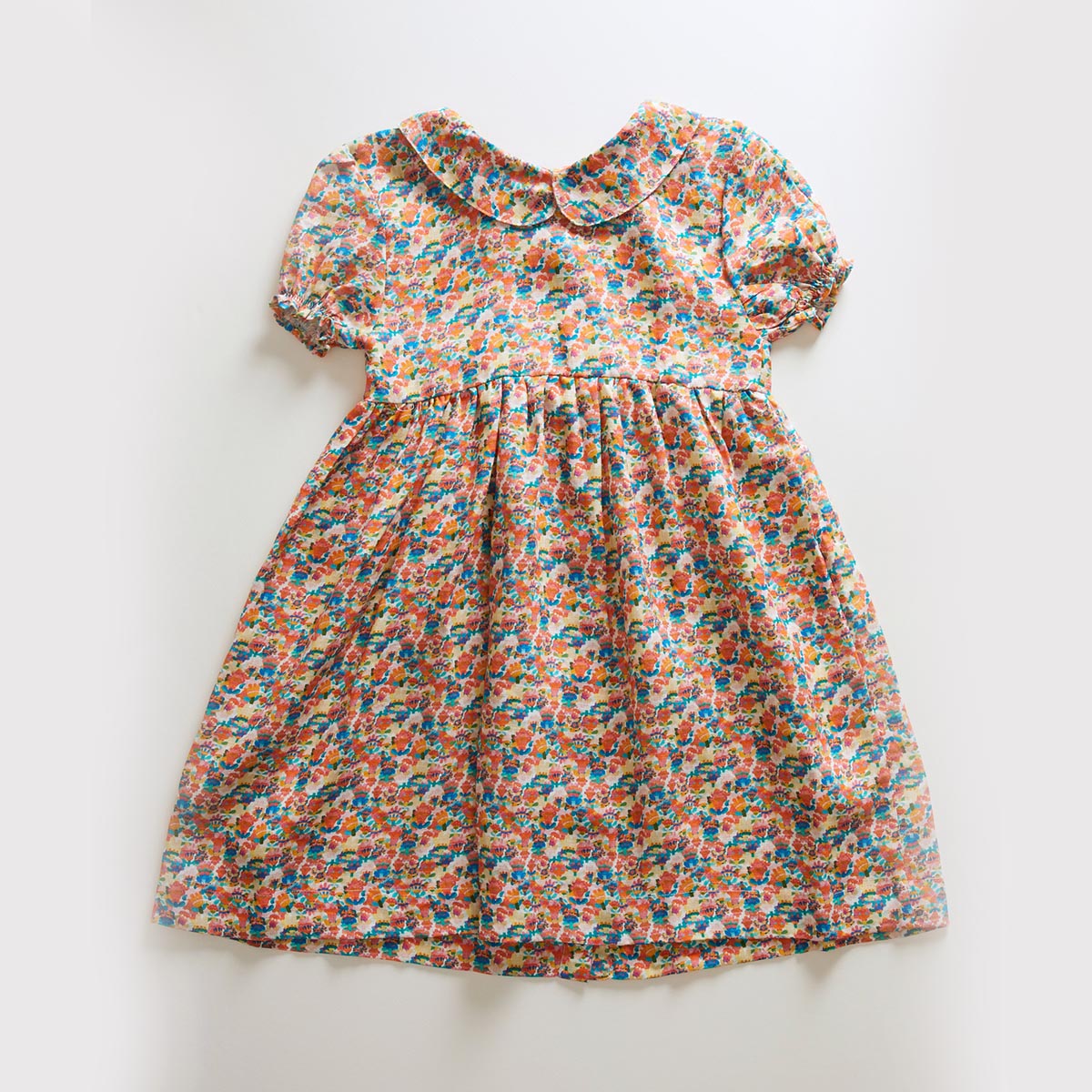 Girls Pink Floral Dress