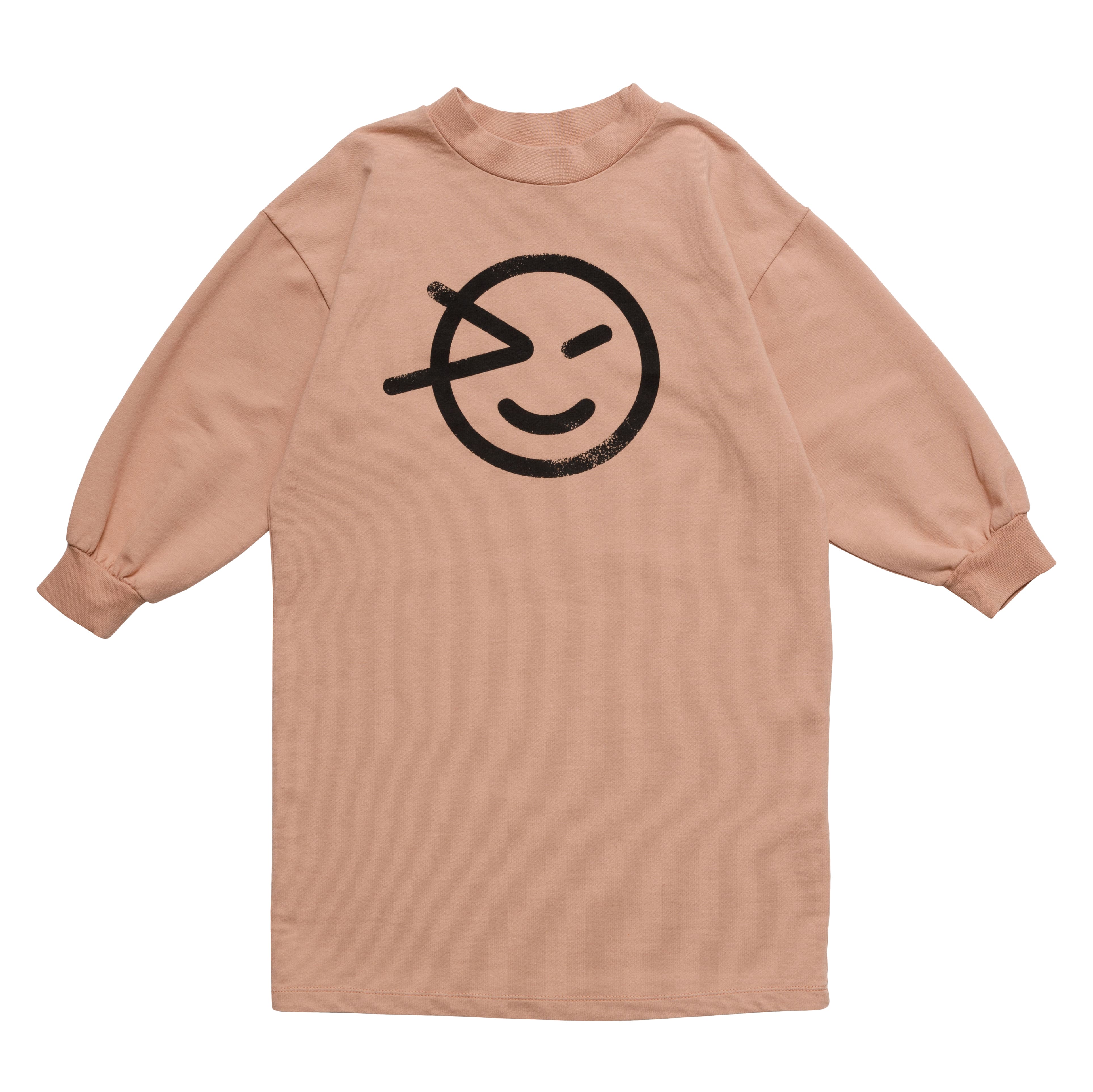 Girls Pink Logo Cotton Dress