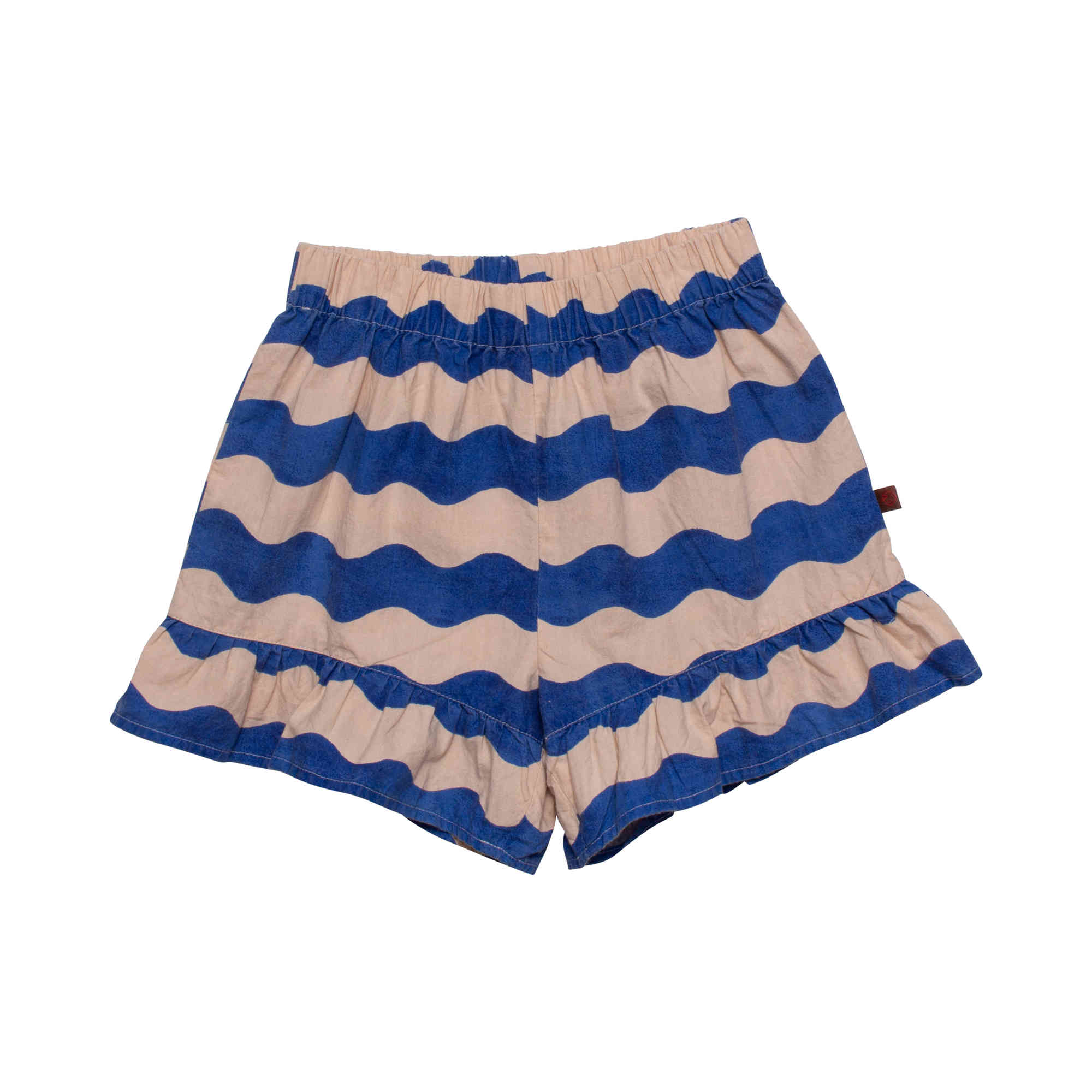 Girls Pink Stripe Cotton Shorts
