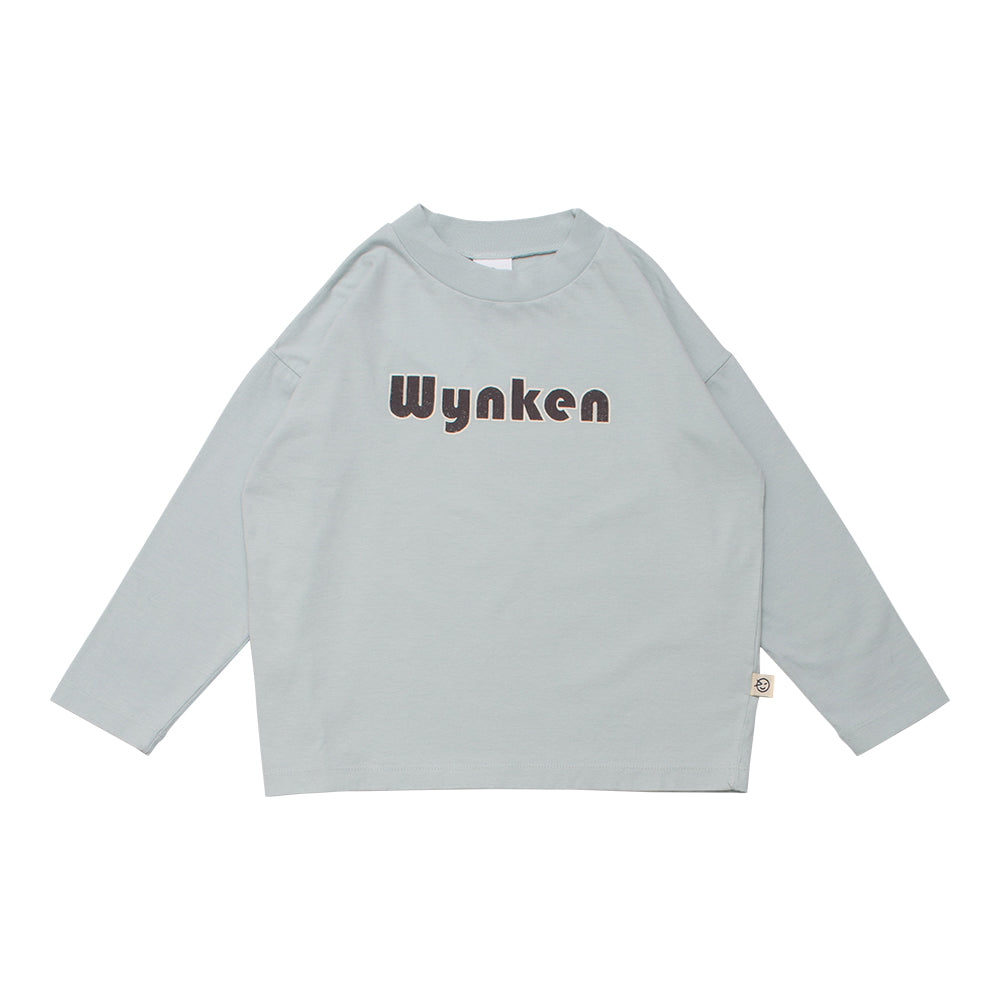 Boys & Girls Light Green Logo Cotton T-Shirt
