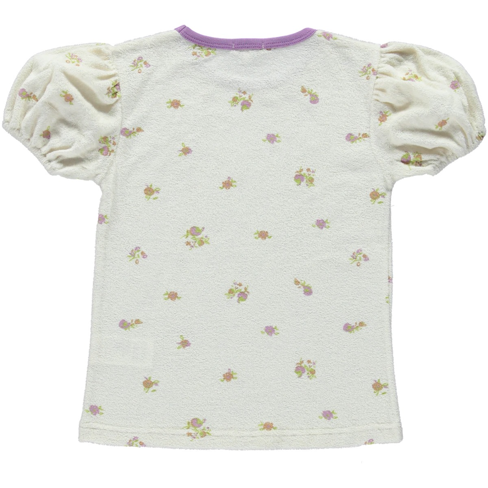 Girls White Cotton T-Shirts
