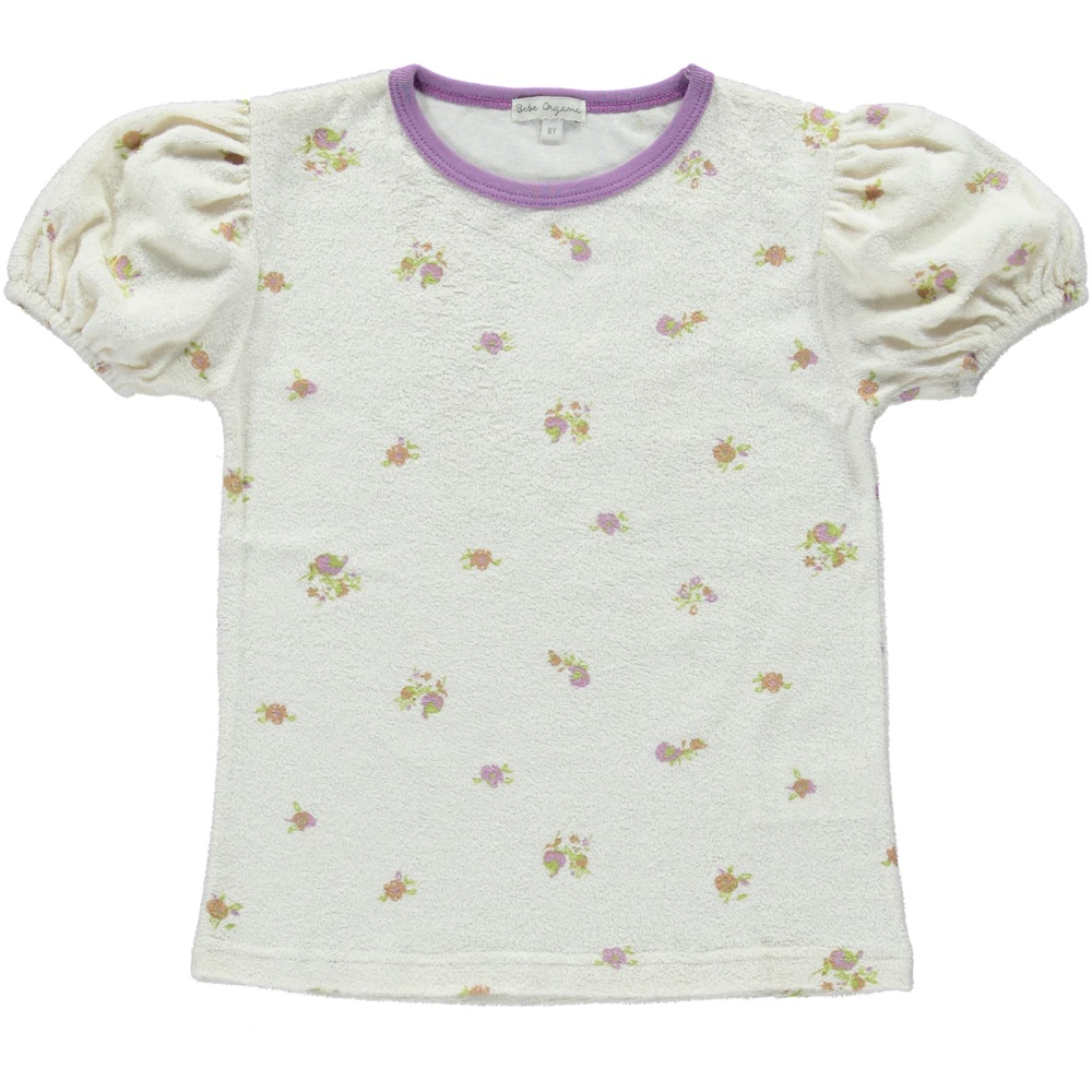 Girls White Cotton T-Shirts