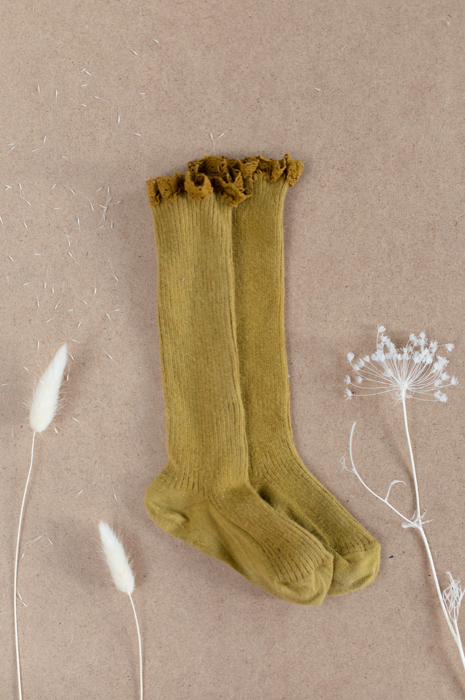 Girls Dark Safran Socks