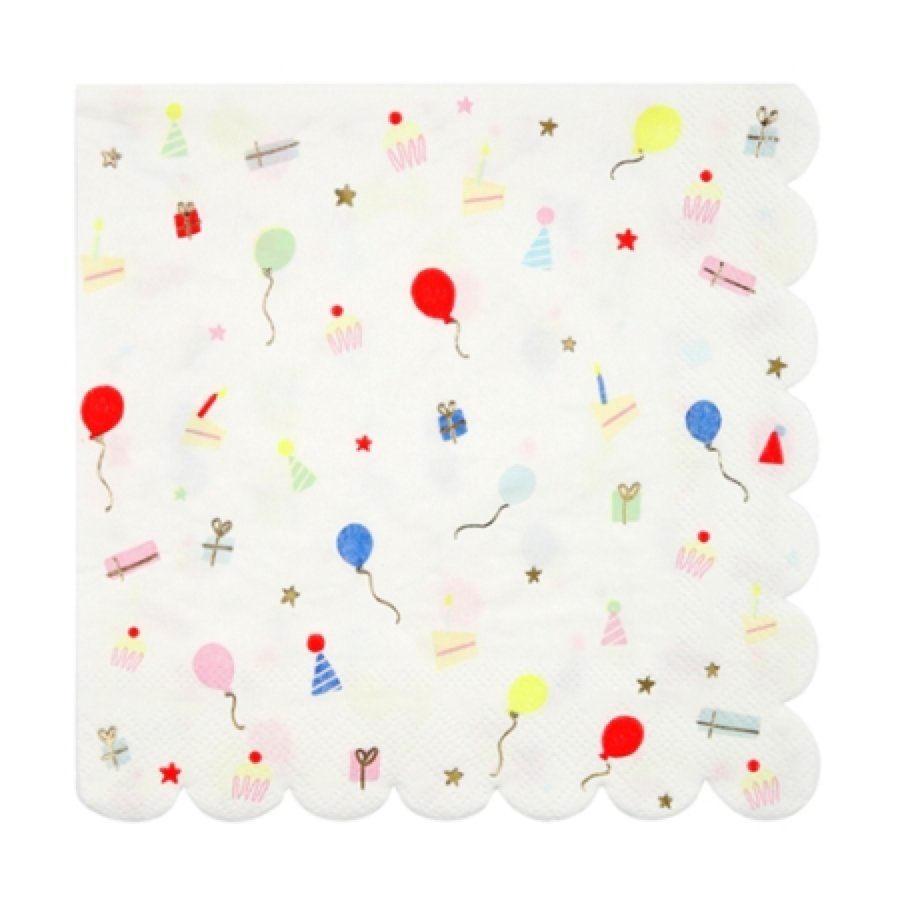 large party icon napkin