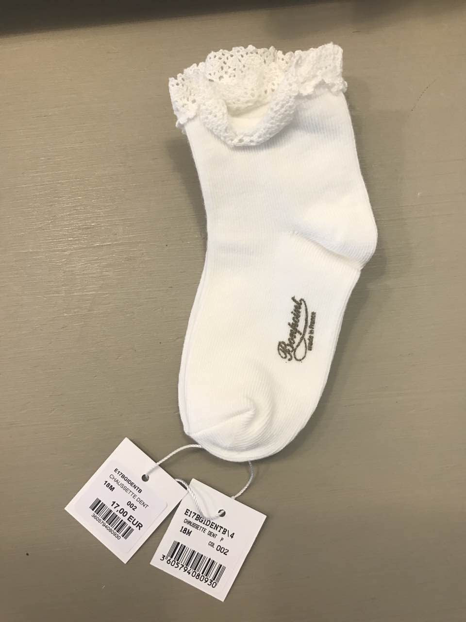 Baby Girls White Lace Socks