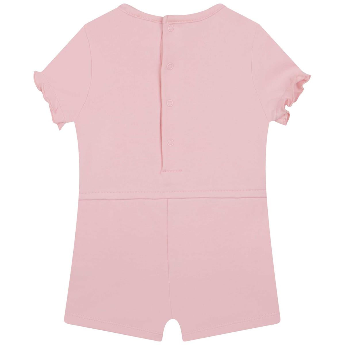 Girls Light Pink Babysuit