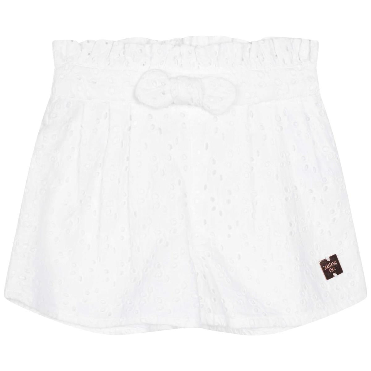 Girls White Shorts