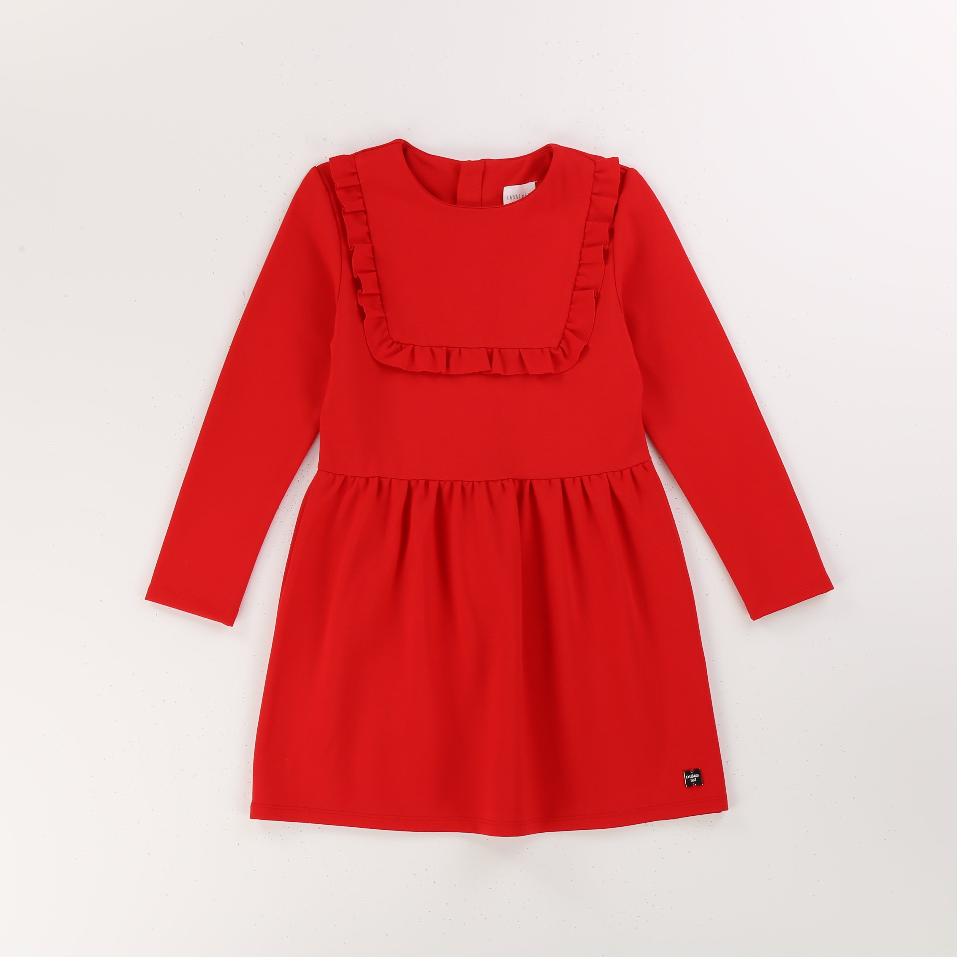 Girls Red Waist Dress