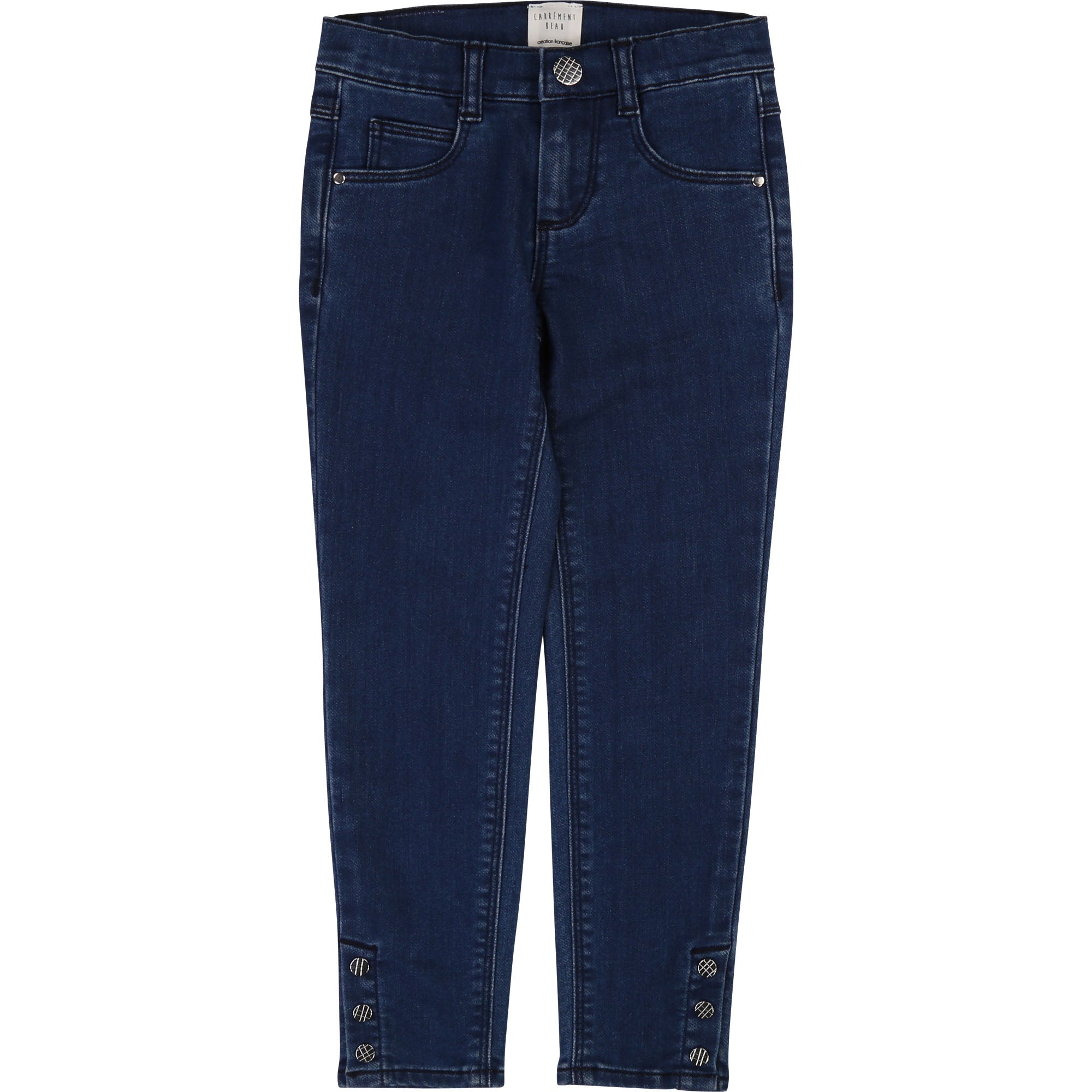 Girls Blue Denim Trousers