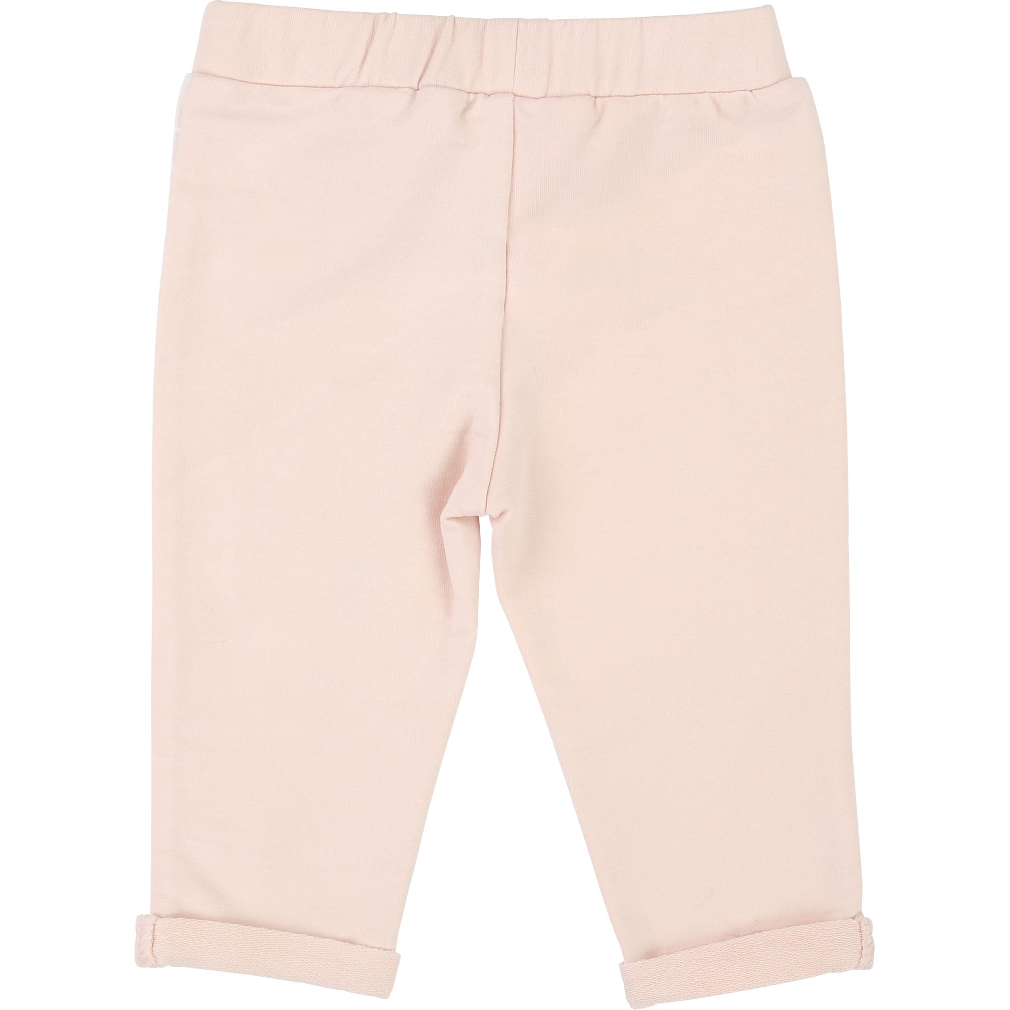 Baby Girls Light Pink Cotton Trousers