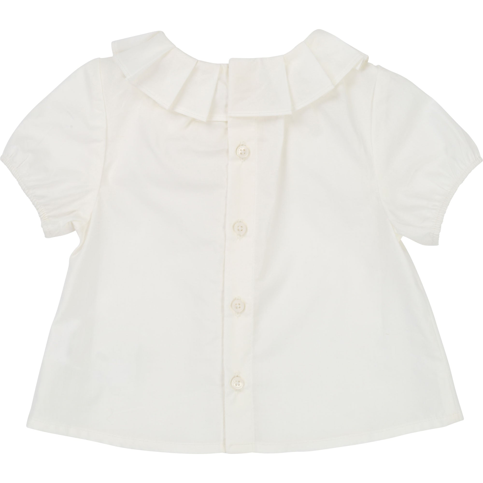 Baby Girls Rice White Cotton Top