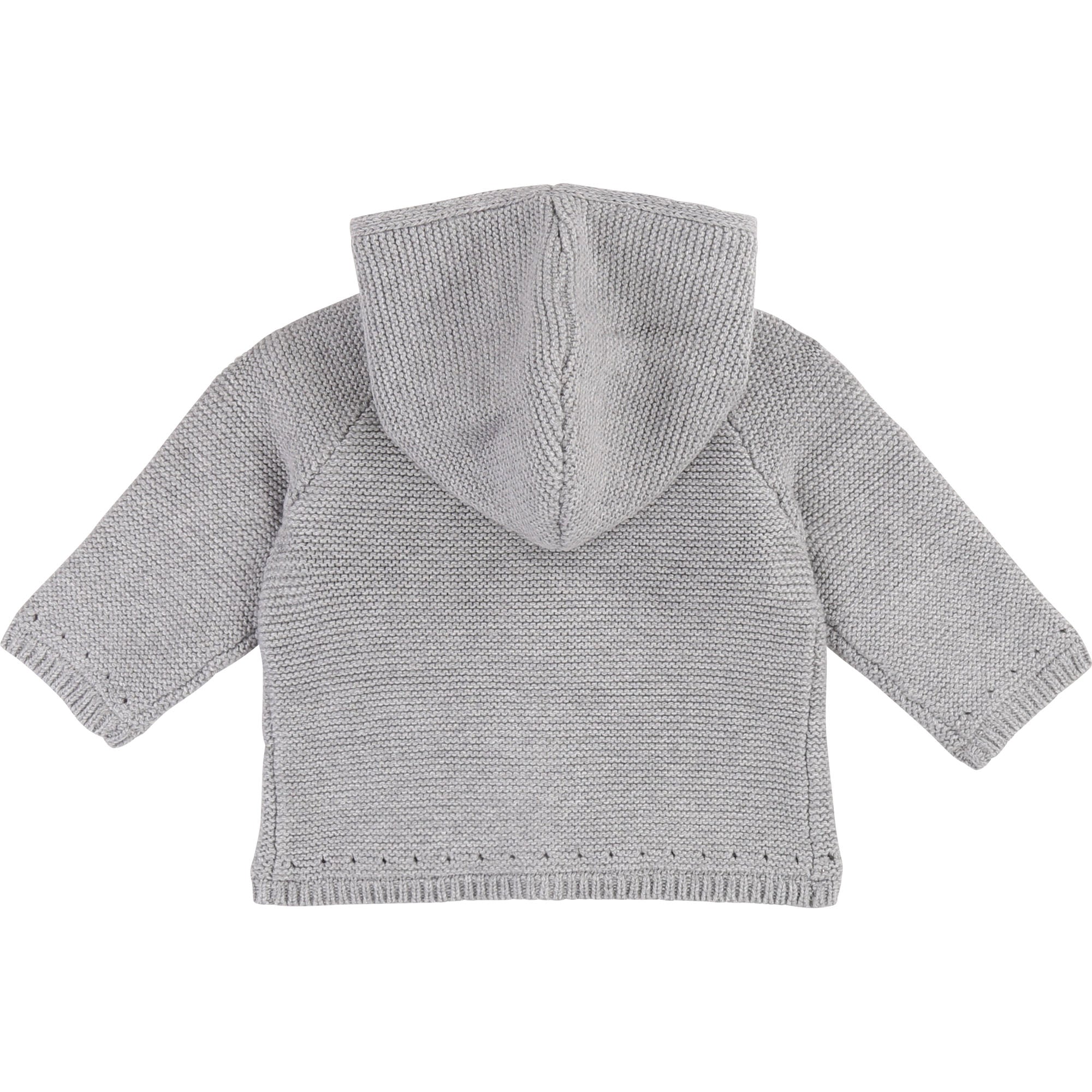 Baby Girls Grey Cotton Cardigan