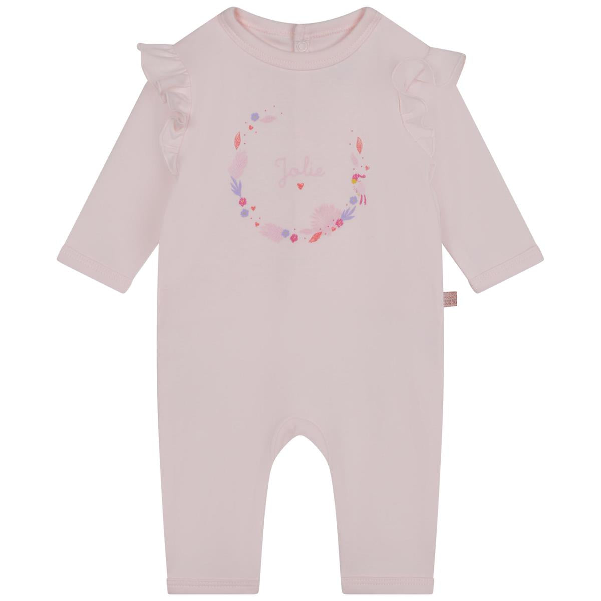 Baby Girls Pink Babysuit
