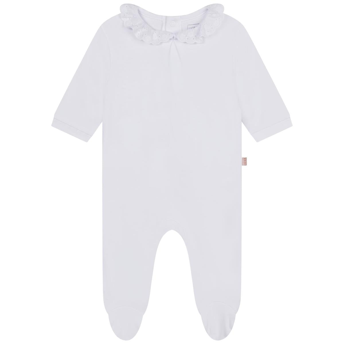 Baby Girls White Babysuit