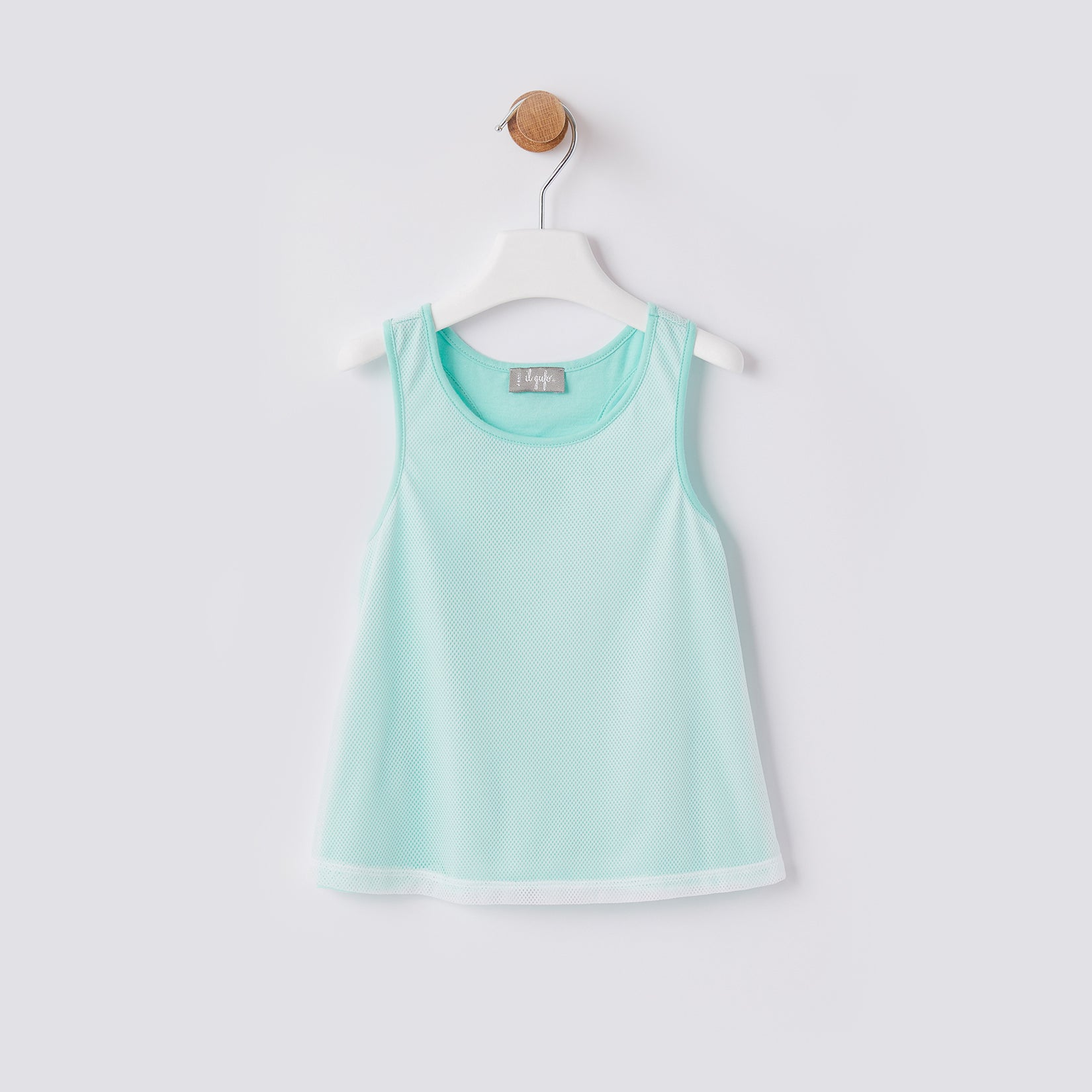 Girls Aqua Green Tank Top