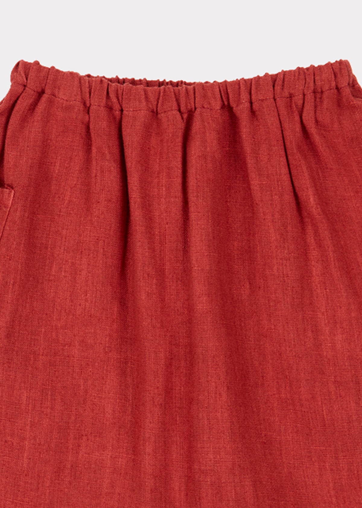 Pantalon rouge pour bébés filles
