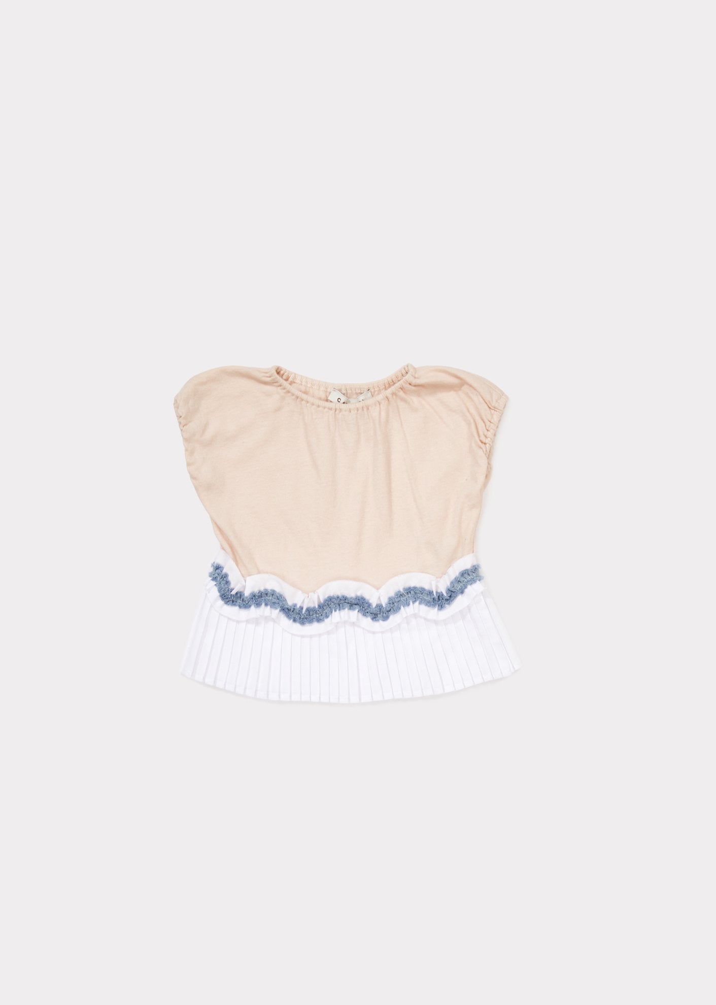 Baby Girls Blush Pink Cotton Jersey T-shirt