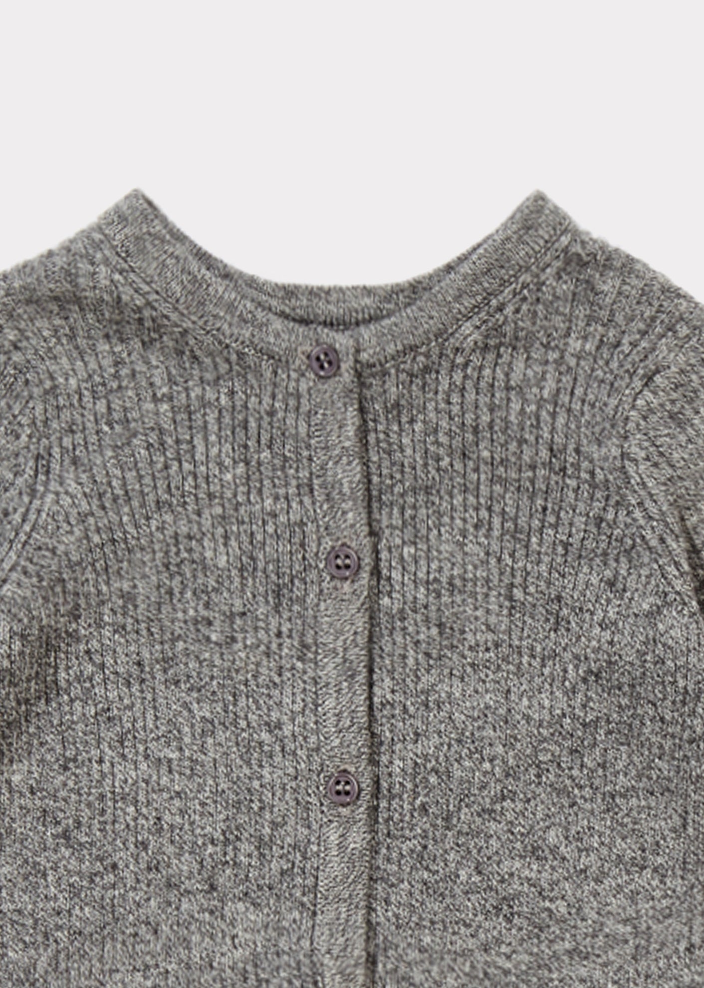 Baby Charcoal Cotton Cardigan